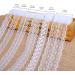 18 Rolls of 3.28 Yards White Lace Ribbon Trim for Crafting, Sewing, Gift Wrap, Wedding Decoration - LEOBRO Floral Lace Fabric - Buy Online on GoSupps.com