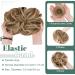 Buy Sego Hair Part with Rubber Band | Large Dutt Hair Tie for Women | Ponytail & Braid Extensions in Light Brown & Ashblond - International Shipping Available - Buy Online on GoSupps.com