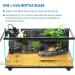 Buy Turtle Thermal Ramp 25W E27 UVB Dimmable Heat Lamp for Reptiles - Ideal for Turtles Lizards and Aquariums | 4-Pack of 25W Halogen Bulbs - Buy Online on GoSupps.com