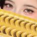 Cat Eye False Eyelashes | Natural Wispy 3D Lashes | Clear Band Extensions | Soft Handmade Fake Lashes Pack - Zanlufly - Buy Online on GoSupps.com