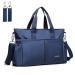 Royalfair baby diaper pocket small for traveling diaper bag messenger messenger with insulating bag and fastening hook (40 x 28 x 12.8 cm navy blue) 40 x 28 x 12.8 cm navy blue