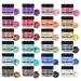Mica Powder 24 Color 10g Each Pack, Pigment Powder Set for Painting, Nail Polish, Fine Arts, Lip Gloss, Makeup, Bath Bomb, Handmade Soap Making and Epoxy Resin