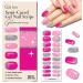 Gya Labs Nail Stickers - Long Lasting Nails for Women - Semi Cured Gel Nail Strips (20 Pcs) - Nail Stickers for Nail Art Kit - Stick on Nails Nail Art Stickers | Party - Glamorous