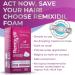 Remixidil Women's 5% Minoxidil Foam - Clinically Proven Hair Regrowth Treatment | 3-Month Supply | No Scalp Irritation - Buy Online on GoSupps.com
