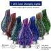 MAXWINER 3D Glass Essential Oil Diffuser - Ultrasonic Aromatherapy with Auto Shut-Off & Timer Setting - 7 Colors LED Lights - 120ml Firework Design - Buy Online on GoSupps.com