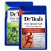 Dr. Teal's Salt Bath Soak Variety Gift Set (2 Pack 3lbs Ea.) - Relax & Relief Eucalyptus & Spearmint & Wellness Therapy Rosemary & Mint - Blended with Pure Epsom Salt - Relieve Stress at Home
