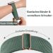 ZPOLY 8-Piece Soft Elastic Bracelet Set for Fitbit Versa 4 3 & Sense 2 - Stylish Replacement Bands in Starlight Pine Needle Green Smoke Violet Blue Gray Arrowhead Leopard Brown - Buy Online on GoSupps.com