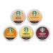 Starbucks K-Cup Coffee PodsFlavored CoffeeVariety Pack for Keurig BrewersNaturally Flavored100% Arabica1 box (40 pods total) Flavored Variety Pack 40 Count (Pack of 1)