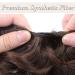 Silk-Co Hair Part with Rubber Band - Wavy Soft Dutt Hair Extensions Messy Bun Updos - 45g Medium Brown & Red-Brown - Buy Online on GoSupps.com