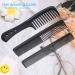Limko Carbon Fiber Hair Combs Set - Anti Static & Heat Resistant Styling Comb (Black-3PCS) - Buy Online on GoSupps.com