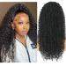 Oseti Kinky Curly Ponytail Drawstring Ponytail for Black Women Deep Curly Kinky Ponytail Curly Ponytail Drawstring Kinky Ponytail 1B Synthetic Black Kinky Curly Ponytail Extension Instant Clip in Extension Deep Curl 26in...