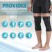 Knee Compression Sleeve for Men & Women (2 Pack) - XL Knee Brace for Running & Training | Enhance Performance & Recovery - Buy Online on GoSupps.com