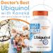 Doctors Best Ubiquinol 100mg - 60 Softgels | Antioxidant Vegetarian Coenzyme Q10 | Laboratory Tested - Global Shipping - Buy Online on GoSupps.com