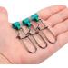Heavy Duty Sinker Slides Duo Lock Snaps 25pcs/Box | High-Strength Fishing Line Sinker Slider Swivel Snap Tackle Kit - 220LB Test - Buy Online on GoSupps.com