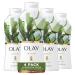 Olay Body Wash for Women Cleansing Infusion Hydrating Body Wash with Deep Sea Kelp 22.0 Fluid Ounce (Pack of 4) Hydrating w/ Deep Sea Kelp