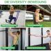 Fokky Fitness Straps Set - 5 Resistance Bands with Door Anchor Handles & Carrying Bag for CrossFit Yoga & Pilates - Strength Training in Yellow Red Black Purple & Green - Buy Online on GoSupps.com