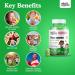 Organic Sea Moss Gummies for Kids - Immune Support & Thyroid Health - 60 Pcs - Buy Online on GoSupps.com