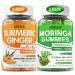 2 Pack Turmeric Ginger Gummies + 2 Pack Moringa Gummies