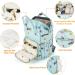 Diaper Bags Backpack Baby Bag for Mom Dad Baby Girls Boy  Cute Mult Diaper Nappy Bag Travel Back Pack Waterproof Maternity Changing Bag Baby Stuff with USB Charging Port Stroller Straps Large Blue - Buy Online on GoSupps.com