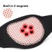 2-Piece Magnetic Heated Neck Pillows - Self-Heating Neck Wraps for Pain Relief - Comfortable Support & Protection - Black - Buy Online on GoSupps.com