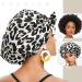 Extra Large Satin & Silk Bonnet for Women | Ideal for Curly Hair, Braids & Sleeping | Coffee Color - Buy Online on GoSupps.com