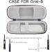 Stukcae Toothbrush Travel Case for Oral-B Pro Series | Hard Shell Portable Electric Toothbrush Protector with Waterproof Lining & Accessory Pocket - Buy Online on GoSupps.com