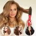 Buy Mini Hair Curling Iron Brush - Ceramic Tourmaline Ionic Hot Curler for All Hair Types | Professional Anti-Scald Electric Wand - Fast International Shipping - Buy Online on GoSupps.com