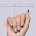 Buy KISS Salon Acrylic French Press-On Nails - Dark Black Coffin Shape with Glue & Accessories | 28 Nails - Buy Online on GoSupps.com