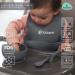 Kiddaroo Baby Weaning Set - Feeding Bib, Sippy Cup, Cutlery, Suction Plate & Bowl - Grey | Baby Led Weaning Essentials with eBook - Buy Online on GoSupps.com
