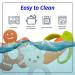 4-Pack Silicone Pacifier Teether Toys for Babies 0-6 and 6-12 Months - Pain Relief for Infants and Toddlers by WANABUY - Buy Online on GoSupps.com
