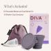DIVA Cup & Shaker - Medical Grade Silicone Menstrual Cup for Period Care | Reusable & Easy to Clean | 12-Hour Wear | Ideal for Slim Vaginal Canals & First-Time Users - Buy Online on GoSupps.com