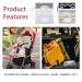 6 Pack Baby Wipe Dispenser Portable Refillable Wipe Holder Baby Wipes Container Wipe Dispenser Reusable Travel Wet Wipe Pouch for Baby and Adult - Buy Online on GoSupps.com