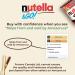 Nutella and Go Snack Packs  Chocolate Hazelnut Spread with Breadsticks  10ct  52g/1.8 oz per pack  Imported from Canada} - Buy Online on GoSupps.com