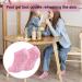 Moisturizing Gel Socks Moisturizing Socks with Spa Gel for Moisturizing Vitamin and Essential Oils Infused Gel Socks for Women Repair Dry Cracked Skins Softens Feet (2 Pairs Black+Pink) - Buy Online on GoSupps.com