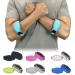 360 RELIEF Tennis & Golfers Elbow Support Brace - Padded Adjustable Strap for Men & Women | Pain Relief Injury Tendonitis Arthritis Basketball Weightlifting | 1 Pair Aqua Blue with Mesh Laundry Bag Aqua Blue 1PAIR