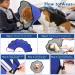 VAVOPAW Adjustable Protective Collar for Dogs & Cats - Breathable Elizabethean Neck Band - Leak Protection After Surgery - Eco-Friendly Blue/Gray - Buy Online on GoSupps.com