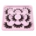 Wiwoseo 17MM Faux Mink False Eyelashes - Natural Wispy Fluffy Manga & Cosplay Lashes (5 Pairs) - Buy Online on GoSupps.com