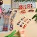 Kalolary 144PC False Nails Set - Complete Acrylic Fingernails with Nail Glue Stickers for Women & Girls | DIY Nail Art & Decoration - Buy Online on GoSupps.com