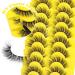 Pleell Cat Eye Lashes Wispy D Curl Cluster Lashes - 140 Pcs Natural Look False Eyelashes - Buy Online on GoSupps.com
