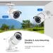 ZOSI 2.0MP 1080p Security Camera | 4-in-1 TVI/CVI/AHD/CVBS Surveillance Bullet Camera | Indoor/Outdoor | 120ft Night Vision | Aluminum Metal Housing | Compatible with 960H/720P/1080P/5MP/4K analog CCTV DVR | Wired Camera (White) - Buy Online on GoSupps.com