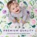 Pobibaby 2 Pack Premium Bassinet Sheets for Standard Bassinets - Ultra-Soft Knit, Stylish Floral Pattern - Safe and Snug for Baby - Allure (2 Pack) - Buy Online on GoSupps.com