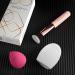 Flat Top Kabuki Foundation Brush By SRODHA Beauty | 3 Piece Kit | Makeup Brush For Face Liquid Foundation Cream and Powder | Perfect For Blending Face Brush | Premium Non Shedding Face Brushes - Pink - Buy Online on GoSupps.com
