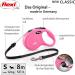 Flexi New CLASSIC Rope Leash - 8m Pink | Durable & Stylish Pet Accessory for International Shipping - Buy Online on GoSupps.com