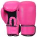 Boxing Gloves Synthetic Leather Bag Punching Gloves for Home Gym Kickboxing Training Gear Stay Cool Mesh Palm Sparring Mitts for Men Women and Kids Pink 10oz