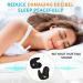 Noise Cancelling Ear Plugs - Super Soft Reusable Silicone for Sleep Work Study & Swimming - Black - Buy Online on GoSupps.com