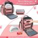 72-Bottle Nail Polish Organizer with Removable Pouches and Zippered Pockets | Large Carrying Case for Manicure Tools and Accessories | Perfect Gift for Women - Buy Online on GoSupps.com