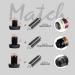KONLLEN Cue Extension Set - Carbon Fiber Billiards Accessories for Mezz, Predator, Fury Pool Cue - 3 Inch Extension - Buy Online on GoSupps.com