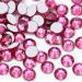 Dowarm 1440 Pieces SS4 Flatback Rhinestones 1.5MM Flatback Nail Crystal Rhinestones for Craft Dance Costumes Non Hotfix Rhinestones for Face Body Nail Art (SS4 / 1.5MM Rose)