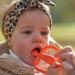 Matchstick Monkey Antimicrobial Silicone Teether & Gel Applicator - Orange Monkey BPA Free | Easy-to-Grip Design | 3 Months - Buy Online on GoSupps.com