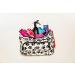 Wahl Professional Animal Turquoise Paw Print Travel and Tote Bag - Zippered Pet Travel Bag - Buy Online on GoSupps.com